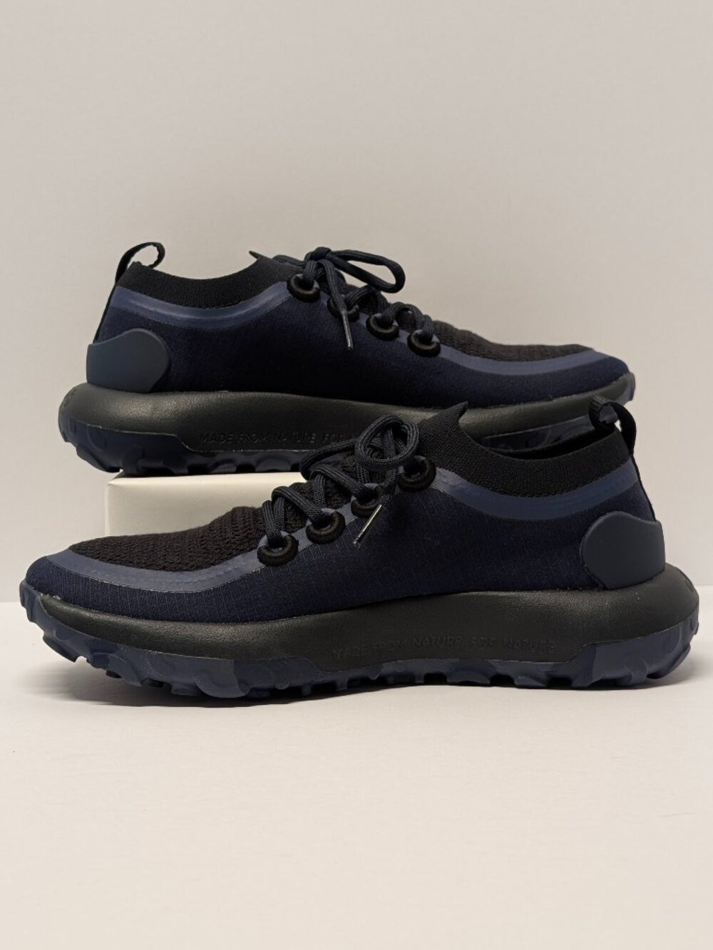 Allbirds Trail Runners SWT Sneakers in Navy Blue/Natural Black - NWOT - Picture 6 of 15